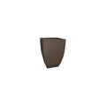 Curtilage 36 in. Modern Square Planter - Coffee CU3016809